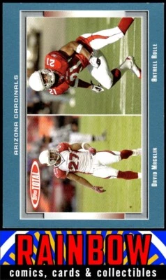 2006 Topps Total #59 David Macklin / Antrel Rolle    Arizona Cardinals - Image 1 of 2