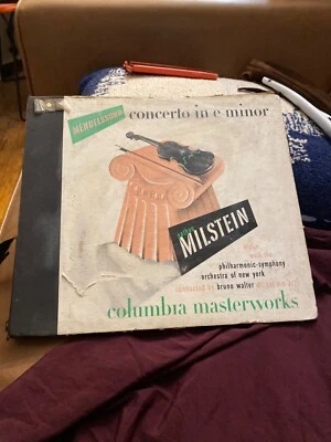 MILSTEIN: Mendelssohn: Concerto in E minor : Philharmonic symphony  BRUNO WALTER - Image 1 of 4