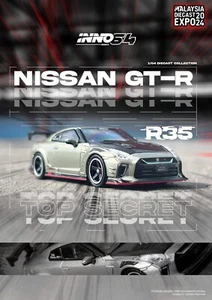 MODELOS INNO64 Nissan GT-R R35 Top Secret Malasia Diecast Expo 2024 - Imagen 1 de 10