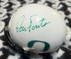 DAN FOUTS AUTOGRAPHED OREGON DUCKS MINI HELMET W/COA - Picture 1 of 1