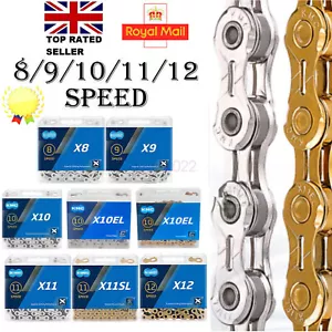For KMC 8/9/10/11 Speed L/EL/SL Chain Stretch-Proof Quick Links Bike Links - Picture 1 of 7