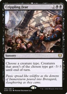 *FOIL* Crippling Fear - Kaldheim - Magic: the Gathering - MTG - Imagen 1 de 1