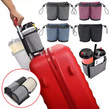 Luggage Cup Holder Portable Travel Drink Bag w/ Cord Lock for Drink Coffee Mugs