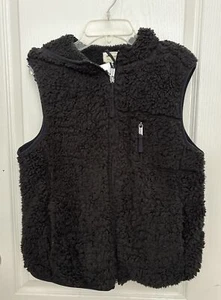 NWT NEW WEATHERPROOF VINTAGE WOMENS COMFY SHERPA HOODED FULL ZIP VEST SMALL - Picture 1 of 8
