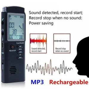 Professional Recorder HD Noise Reduction Recording External Headphones E7Q2 - Afbeelding 1 van 18