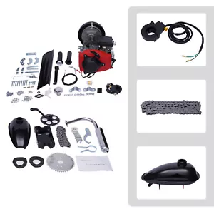 49CC 4-Takt Gas Benzin Motormotor Motor Kit Riemengetriebe / Kettenantrieb - Bild 1 von 46