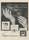 1947 Pacquins Hand Cream Dainly Grace Milk White Hands To Elfin Face Print Ad