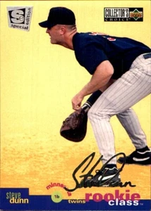 1995 Collector's Choice SE SILVER SIGNATURE #23 Steve Dunn MINNESOTA TWINS - Picture 1 of 2