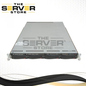 4x bandejas SuperMicro 1U 5019S-W4TR 4x LFF X11SSW-4TF E3-1270 V6 3,80 GHz 32 GB - Imagen 1 de 3