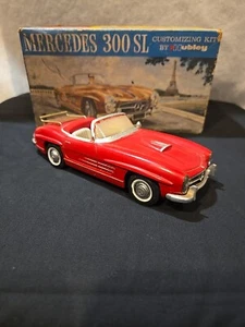 Hubley Mercedes-Benz 300SL Screw Bottom Model Car w/Customizing Kit BOX see Note - Picture 1 of 22