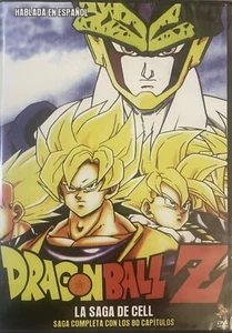 DRAGON BALL Z DVD La Saga De Cell Español Latino SPANISH 80 EPISODIOS New - Imagen 1 de 2