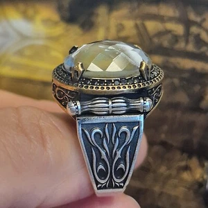 925 Silber Ring Özel Tasarım Gümüş Yüzük Silberring 17.55 Gramm - Bild 1 von 2