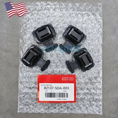 NUEVO 4X clips de almohadilla de cojín de asiento trasero para Honda Acura TSX Honda 82137-SDA-003 Foto 1 de 4