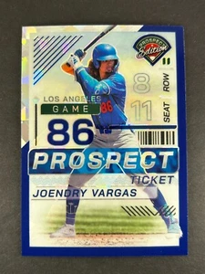 2024 Panini Prospect Edition - Joendry Vargas #57 - Blue Ice Ticket Holo /299 - Picture 1 of 2