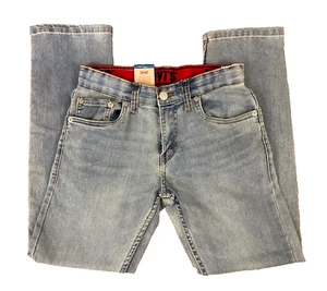 New Levi's 511 Boys Denim Jeans Size 12 Regular Adjust Waist Pants Stretch - Picture 1 of 9