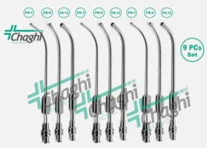 9 Piezas Cánula Dental Tubos de Succión Sinusal 2.5mm, 3mm y 4mm Instrumentos Quirúrgicos C - Imagen 1 de 6