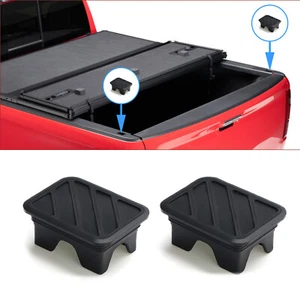 Truck Bed Stake Hole Cover Plugs For Dodge Ram 1500 2019-2021 Accessories Black - Picture 1 of 7
