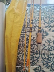 EAGLE CLAW Trailmaster Spin FLY Rod 7 1/2 Ft Wright McGill Fishing Pole W/ Tube - Picture 1 of 12