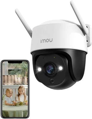 Telecamera Wi-Fi Esterno 5MP, Telecamera Wifi 360° 3K Visione Notturna a Colori, - Immagine 1 di 4