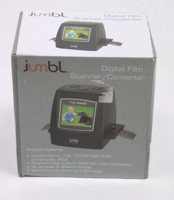 JUMBL Digital Film Scanner/Converter Converts 35mm, 126, 110 & Super 8 To JPG - Image 1 of 2