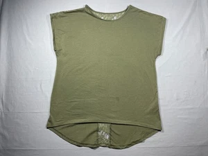 Emery Rose Women's Olive Sleeveless Tank Top Round Neck Pullover Blouse Size XL - Picture 1 of 5