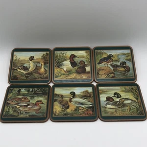 Pimpernel Coasters Wild Ducks set of 6 Cork Backed Made In England  - Picture 1 of 11