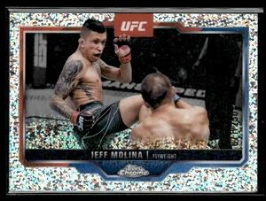 2025 Topps Chrome UFC #90 Jeff Molina Speckle Refractor - Bild 1 von 2