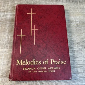 Melodies of Praise 1957 Hymnal Song Book Gospel Publishing House Hardcover Vtg - Imagen 1 de 12