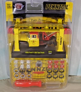 1/64th M2 Machines Model Kit R79 Pennzoil 1956 Ford F-100 Tow Truck - Picture 1 of 1