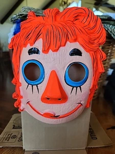 Vintage Ben Cooper Raggedy Ann Halloween Maske (nur Maske)  - Bild 1 von 13