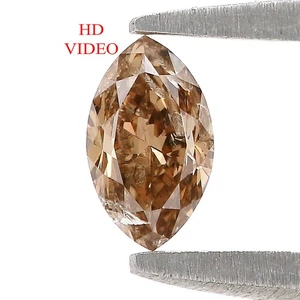0.29 Ct Natural Loose Marquise Shape Diamond 5.60 MM Brown Color Diamond LQ562 - Picture 1 of 8