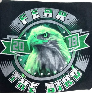 Philadelphia Eagles 2018 Fear The Bird T-Shirt Size L - Picture 1 of 5
