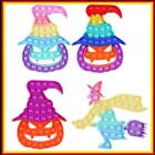 Helloween Pumpkin Witch Silicone Push Bubble Fingertip Toys Decompression Crafts