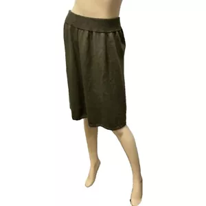 Gonna Eileen Fisher GRANDE A-Line K/L elastica in vita nuova con etichette $198 - Foto 1 di 11