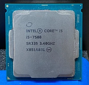 Intel Core i5-7500 CPU 4 Core LGA 1151 SR335 3.40 base 3.80 GHz Turbo - Afbeelding 1 van 5