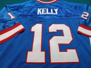 JIM KELLY CUSTOM **XL* THROWBACK JERSEY, SEWN! - Picture 1 of 4