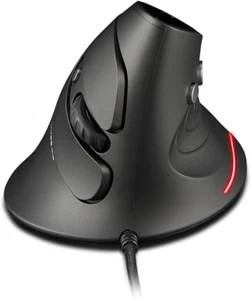 Zelotes Wired Vertical Mouse,3200Dpi,6 Buttons,Removable Wrist Rest,Ergonomic - Picture 1 of 12