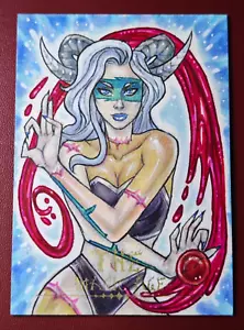 The Magic Age 1/1 Hand-Drawn Sketch Card by Andrew Fernandes Signed #2 - Picture 1 of 2