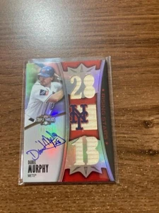 2010 Topps Triple Threads #158 Daniel Murphy Bat Autograph Mets (6/99) - Picture 1 of 1
