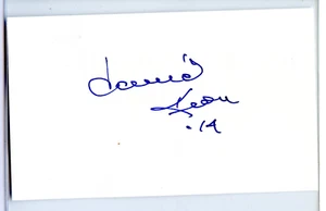 Dave Keon signed Autogramm Auto 3x5 Karteikarte Hockey HOF 1960-82 - Bild 1 von 1