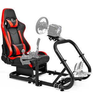 Marada G29 Racing Simulator Cockpit Fit Logitech G920 G923 Fanatec CSL-DD T248 - Afbeelding 1 van 50