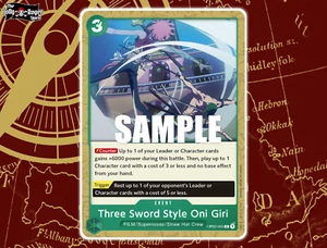 OP02-045 - Three Sword Style Oni Giri | ONE PIECE Card Game - Picture 1 of 2