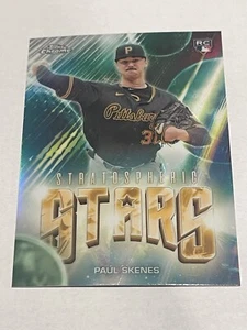 2024 Topps CHROME UPDATE PAUL SKENES RC STRATOSPHERIC STARS SP #SSC-14 Rookie - Picture 1 of 2