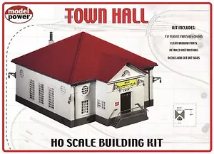 400 Décor en kit Batiment Mairie Model Power train HO 1/87eme - Imagen 1 de 1