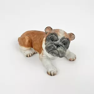 Figurina Bulldog Vintage Kathy Wise 1987 Dipinta a Mano Importazioni Enesco - Foto 1 di 6