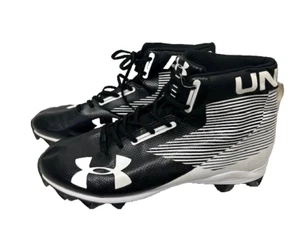 Under Armour Hammer Mid RM Molded Football Cleats (1289761-011) Men's US 13- NEW - Picture 1 of 4