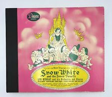 1944 Decca Records Walt Disneys SCHNEEWEISS & die sieben Zwerge komplett großartig!