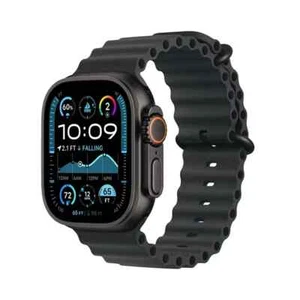 Apple Watch Ultra 2 49 mm GPS + cella titanio nero con cinturino nero oceano MX4P3LW/A - Foto 1 di 4