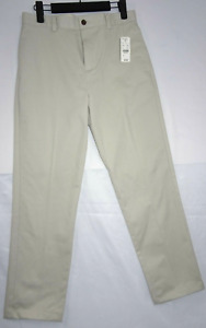 NWT Brooks Brothers Fleece Boys 16 Chino Flat Front Pants Khaki