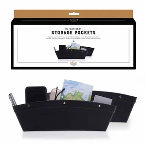 In-Car Seat Storage Pockets - Gap Organiser For Between Car Seats (Set of 2) - Picture 1 of 5